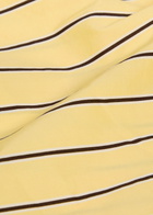 Staud Phare Striped Stretch Cotton-poplin Maxi Dress Yellow