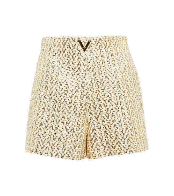 Photo: Valentino VGOLD jacquard cotton-blend shorts