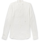 Massimo Alba - Grandad-Collar Linen Half-Placket Shirt - White