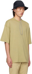 nanamica Yellow Micro Stripe T-Shirt