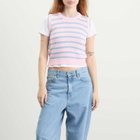 SUNDAYFRUITMARKET Women's Candy Cropped Knitted Vest in Pink