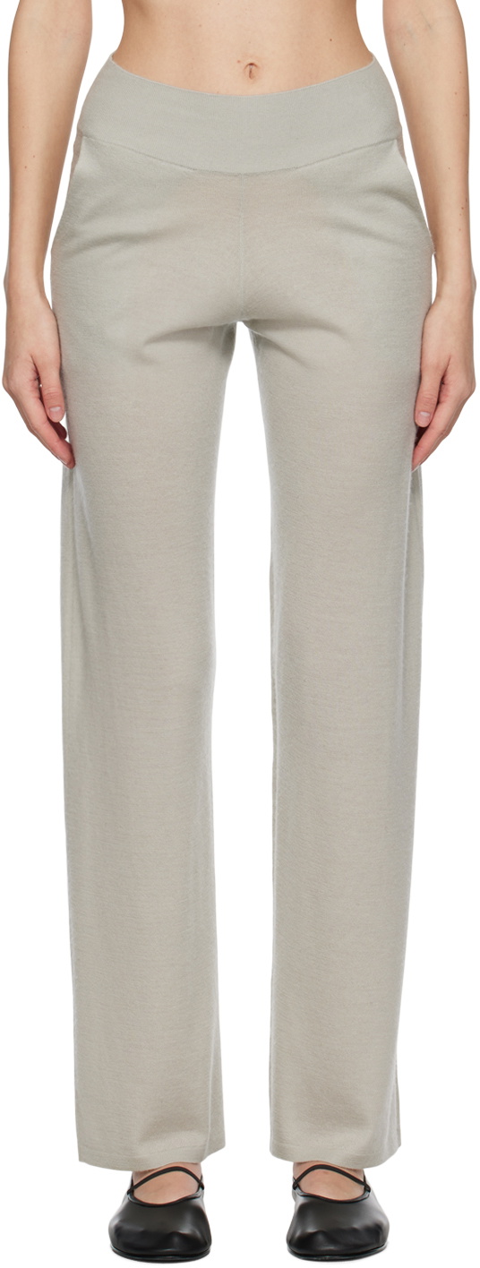 Frenckenberger Gray Straight Lounge Pants