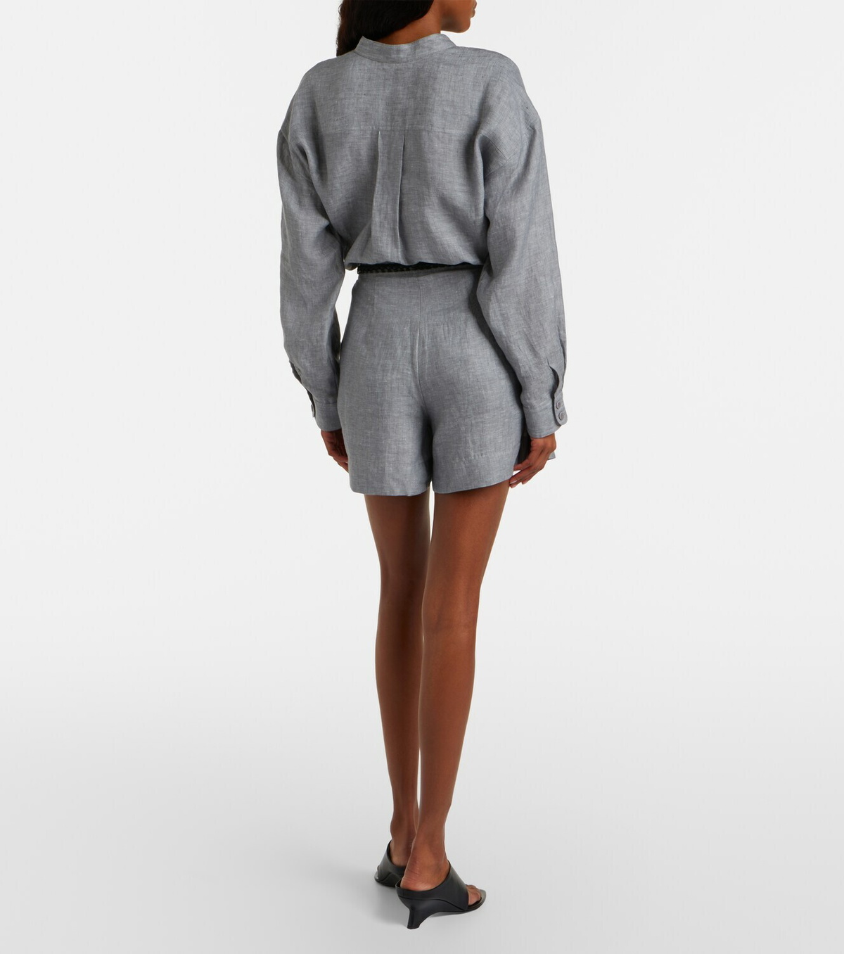 Eres Enjouée linen shorts