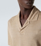 Zegna Linen polo shirt