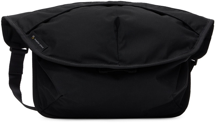 Photo: Master-Piece Co Black 'Face' Messenger Bag