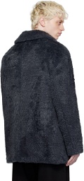 AMOMENTO Gray Buttoned Coat