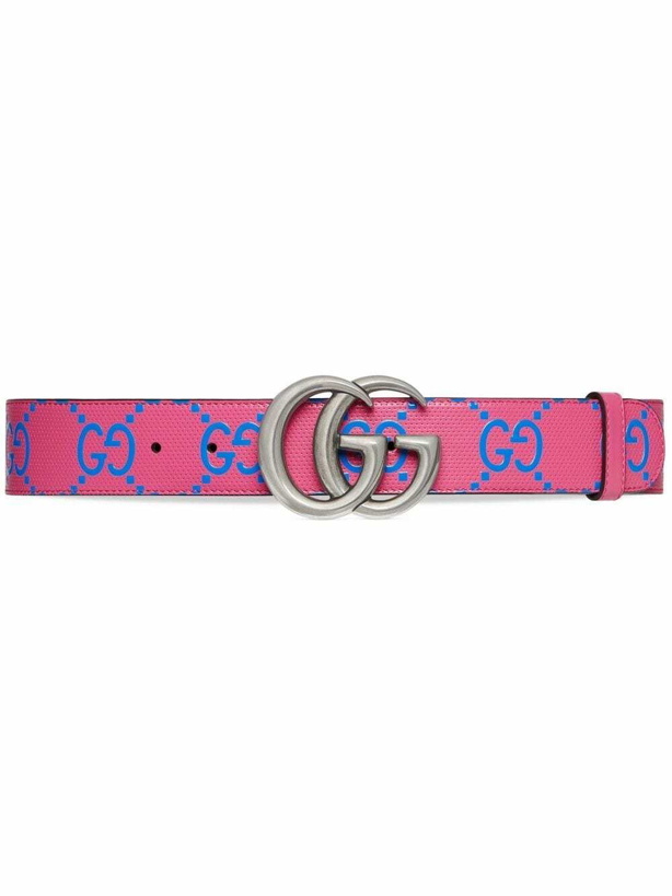 Photo: GUCCI - Gg Marmont Leather Belt