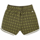 Wales Bonner Women's Power Shorts in Olive/Dark Brown