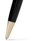 Montblanc - Meisterstück Classique Resin and Gold-Plated Ballpoint Pen - Men - Black