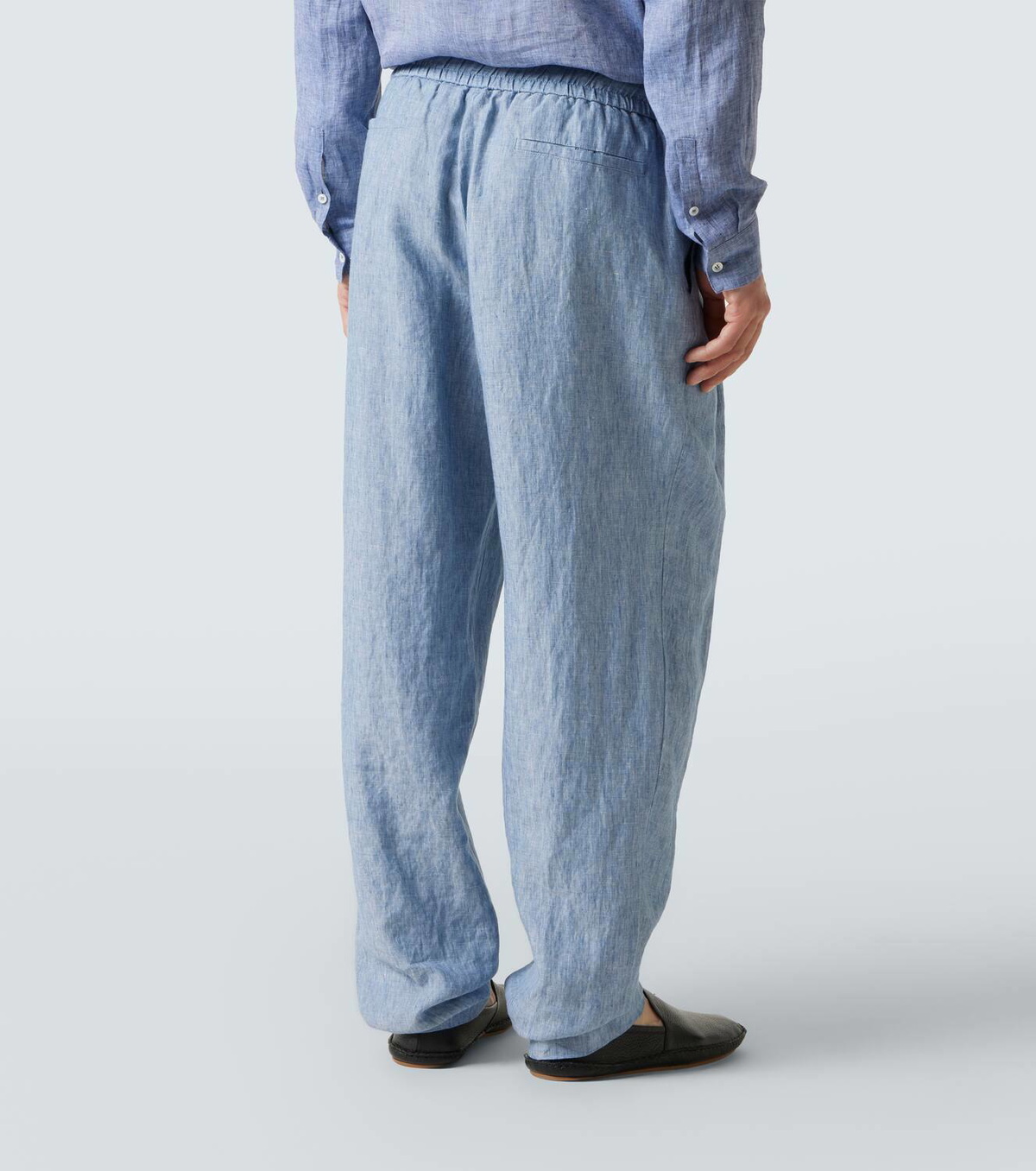 Giorgio Armani Linen wide-leg pants Giorgio Armani