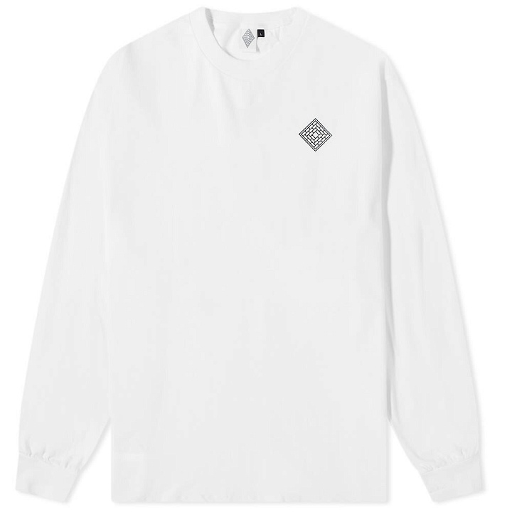 Photo: The National Skateboard Co. Men's Long Sleeve Logo T-Shirt in White