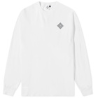 The National Skateboard Co. Men's Long Sleeve Logo T-Shirt in White