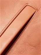 Jil Sander - Leather Blouson Jacket - Orange