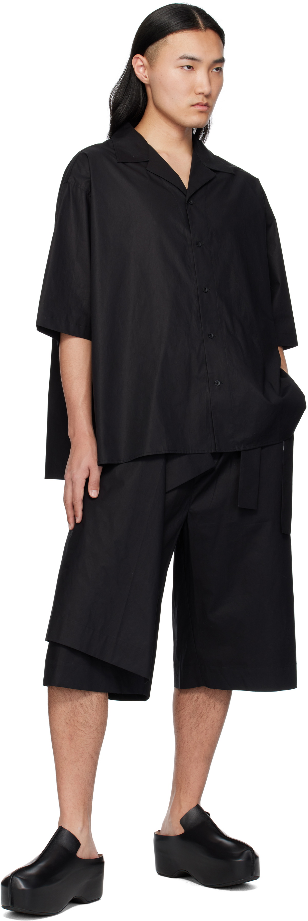 Craig Green Black Towel Shorts