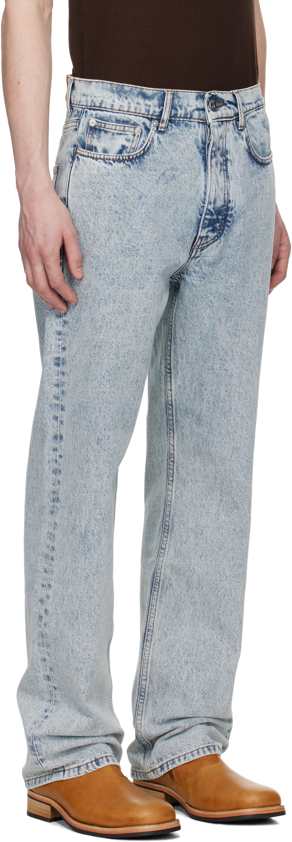 Séfr Blue Classic Cut Jeans