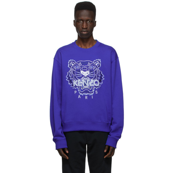 Photo: Kenzo Blue Classic Tiger Sweatshirt