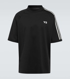 Y-3 Logo cotton-blend jersey T-shirt