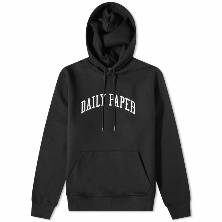 Photo: Daily Paper Men's Arch Popover Hoody in Black