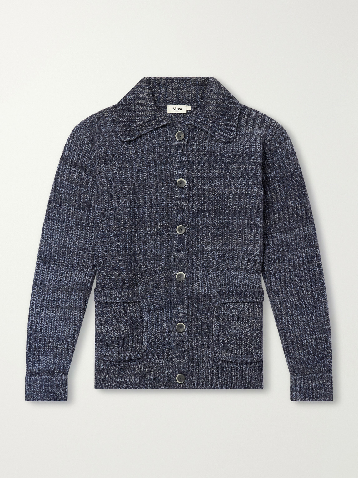 Altea - Virgin Wool Cardigan - Blue