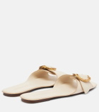 Zimmermann Solena leather slides