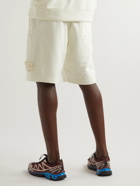 Stone Island - Logo-Appliquéd Cotton-Blend Jersey Cargo Shorts - Neutrals