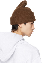 The Elder Statesman Brown Parker Beanie