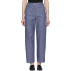 Lemaire Blue Twisted Jeans