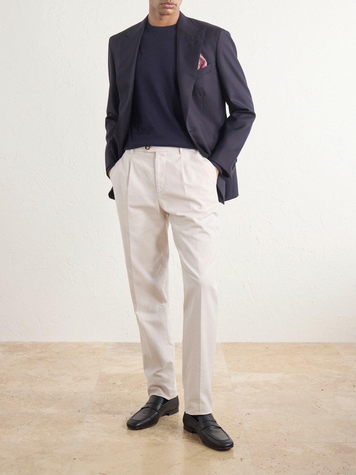 Zegna - Cashmere and Silk-Blend Sweater - Blue