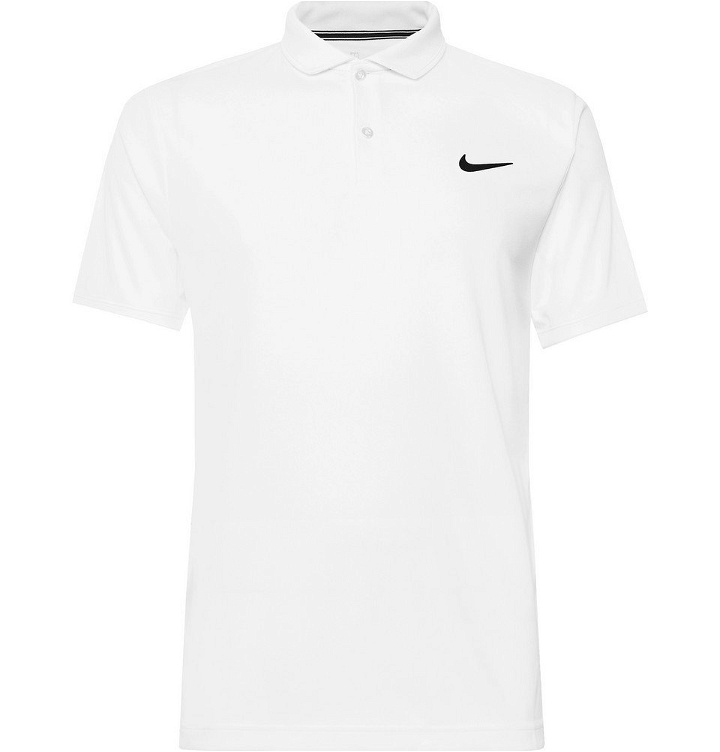 Photo: Nike Tennis - NikeCourt Dri-FIT Tennis Polo Shirt - Men - White