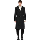 Yohji Yamamoto Black Belt Trench Coat