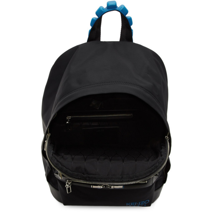 Kenzo Black Large Link Backpack Kenzo