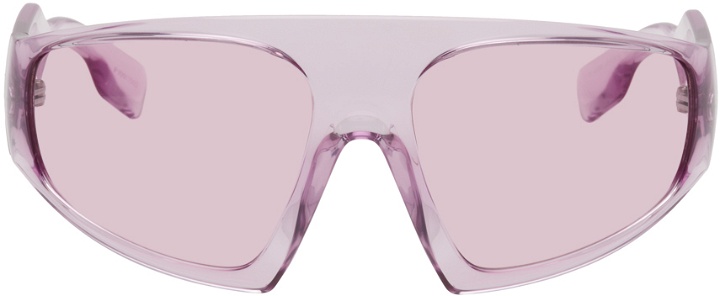 Photo: Burberry Pink Rectangular Sunglasses