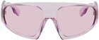 Burberry Pink Rectangular Sunglasses