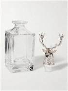 DEAKIN & FRANCIS - Stag Sterling Silver and Crystal Decanter