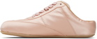MM6 Maison Margiela Pink Satin Factory Sneakers