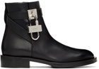Givenchy Black Padlock Boots