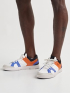 ON - The Roger Clubhouse Colour-Block Faux Leather and Mesh Tennis Sneakers - White