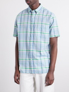 Beams Plus - Madras Button-Down Collar Checked Cotton Shirt - Blue