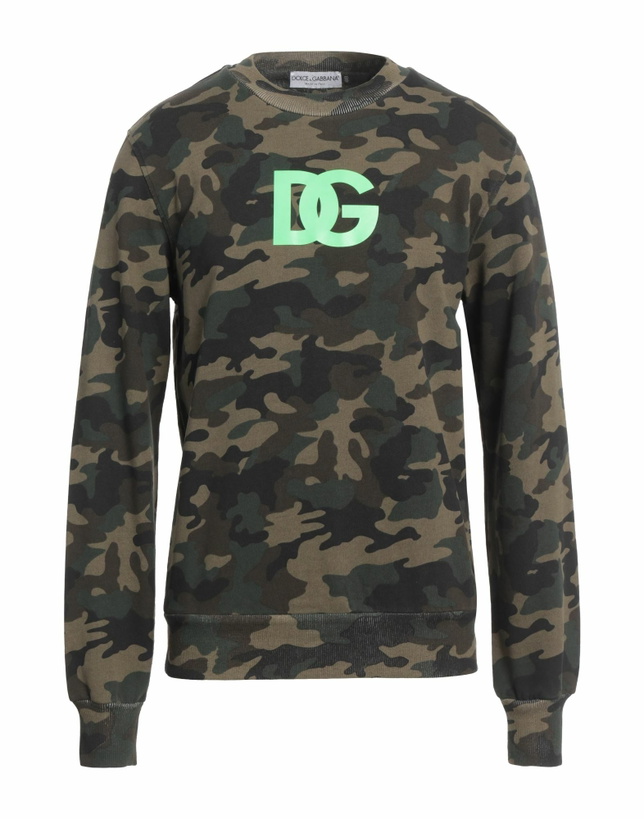 Photo: Dolce & gabbana Mens Sweatshirt Military in Green