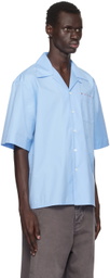 Marni Blue Bowling Shirt