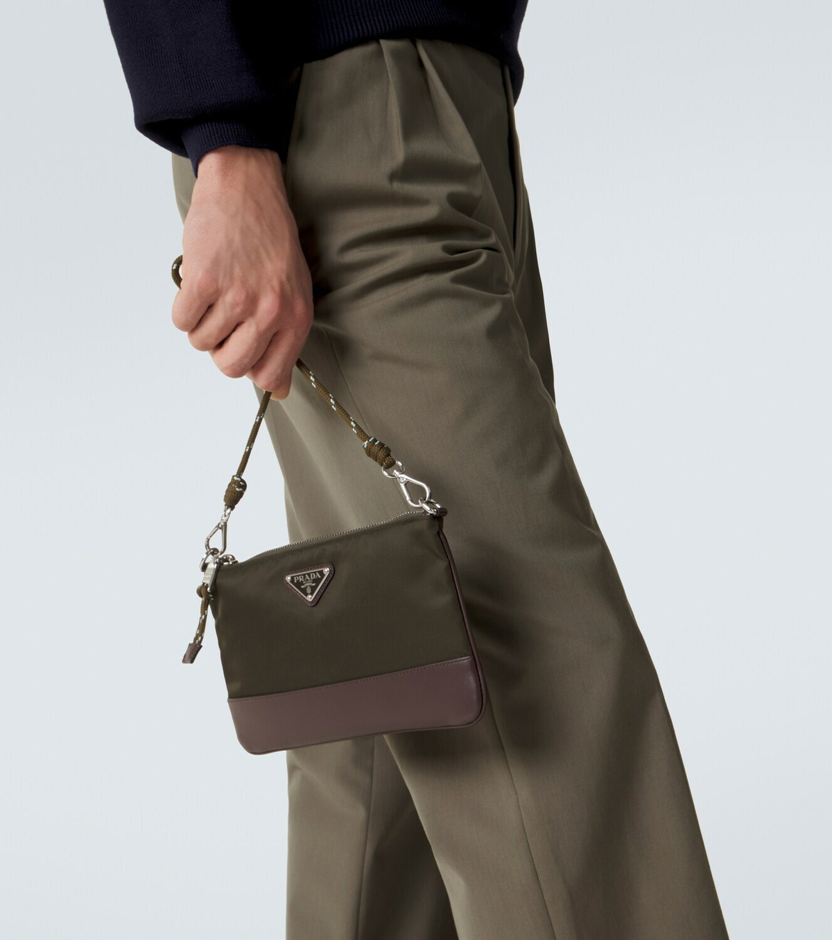 Prada Prada Speedrock Re-Nylon pouch with strap