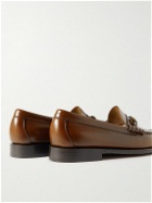G.H. Bass & Co. - Weejuns Heritage Lincoln Horsebit Leather Penny Loafers - Brown