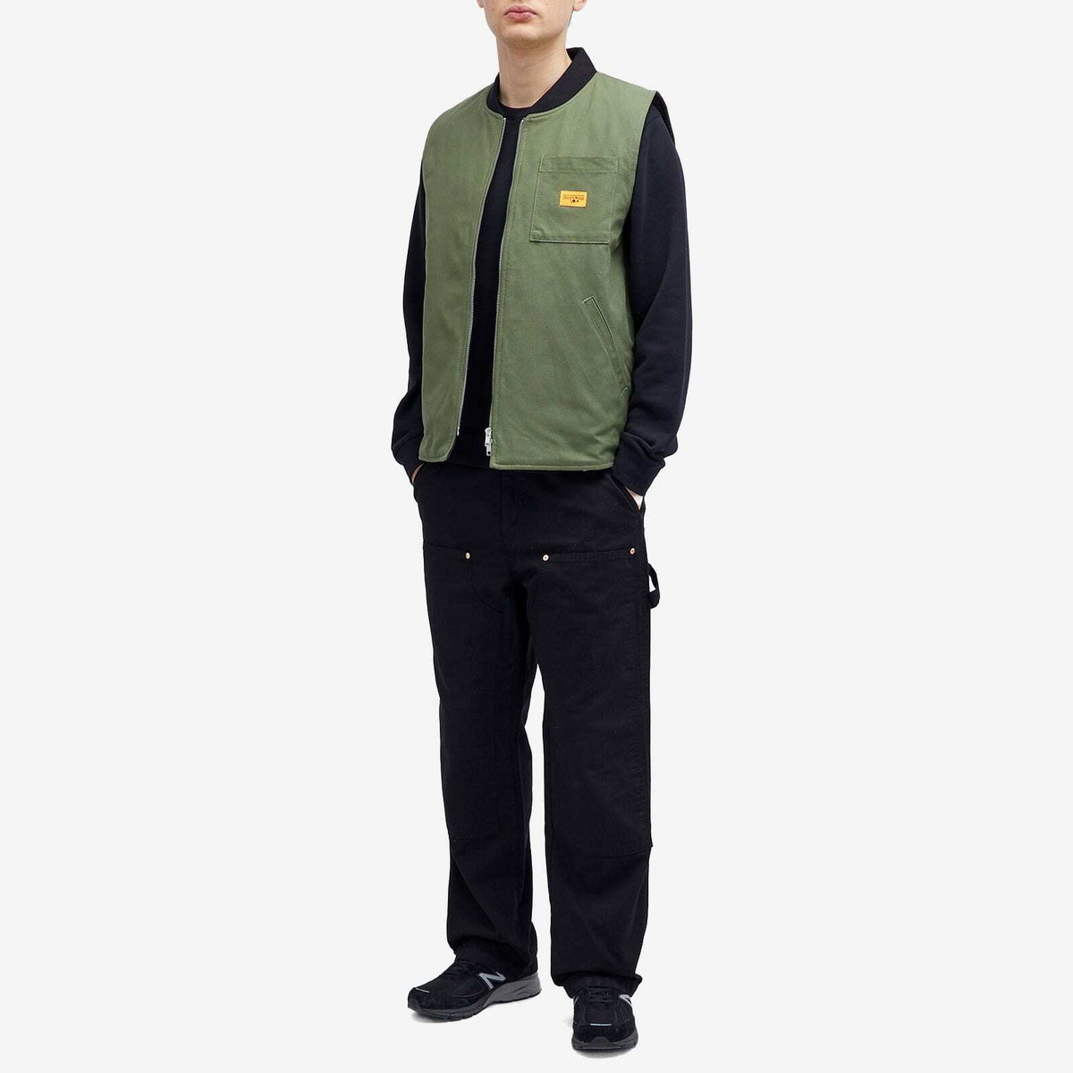 Service Works Men's Padded Work Vest in Olive Service Works Service Works Men's Padded Work Vest in Olive Service Works