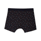 Boss Two-Pack Grey and Navy Print Boxer Briefs