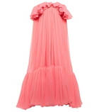 Giambattista Valli Off-shoulder pleated gown