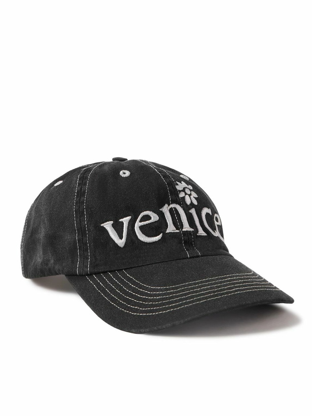 Photo: ERL - Venice Embroidered Cotton-Twill Baseball Cap