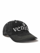 ERL - Venice Embroidered Cotton-Twill Baseball Cap