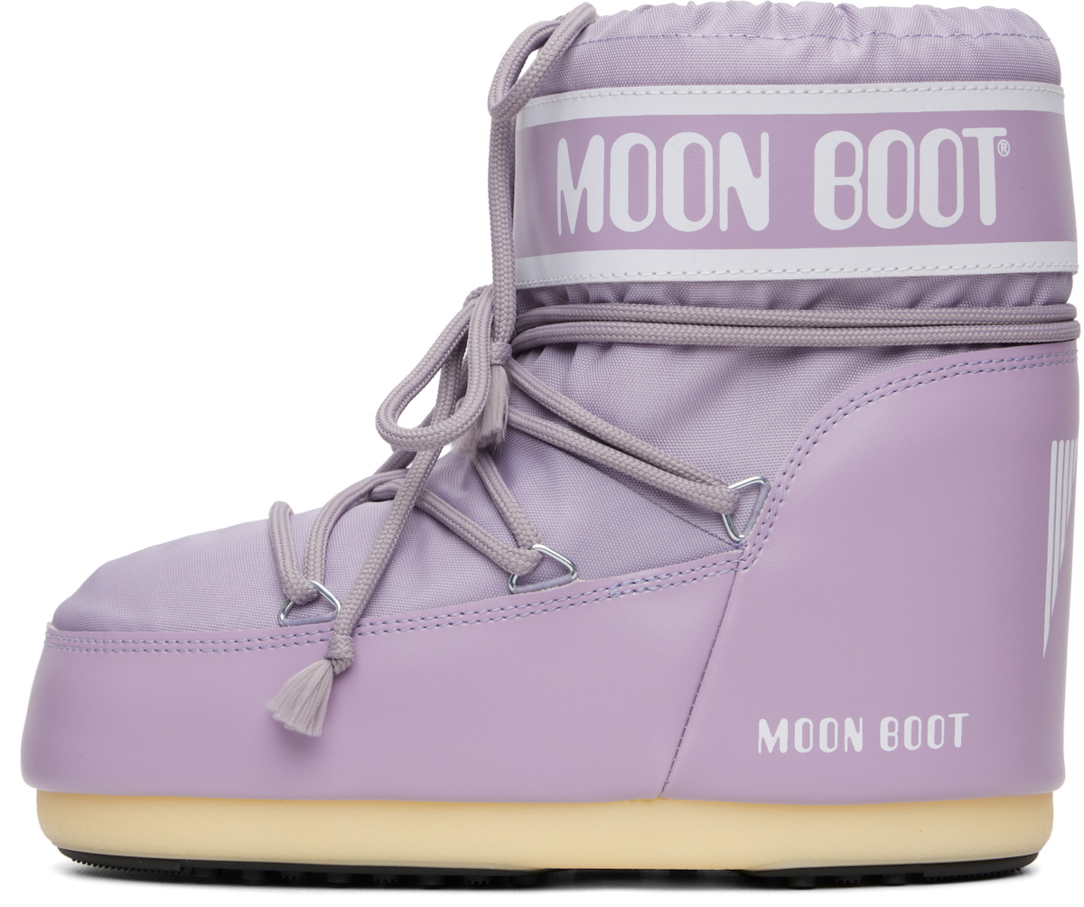 Moon Boot Purple Icon Low Nylon Boots
