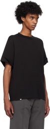 C2H4 Black Founder Fold-Over T-shirt