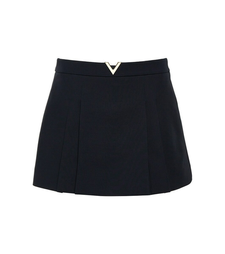 Photo: Valentino VGOLD Crêpe Couture miniskirt